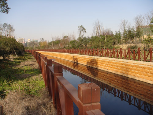 向阳水系西桃花河景观渠